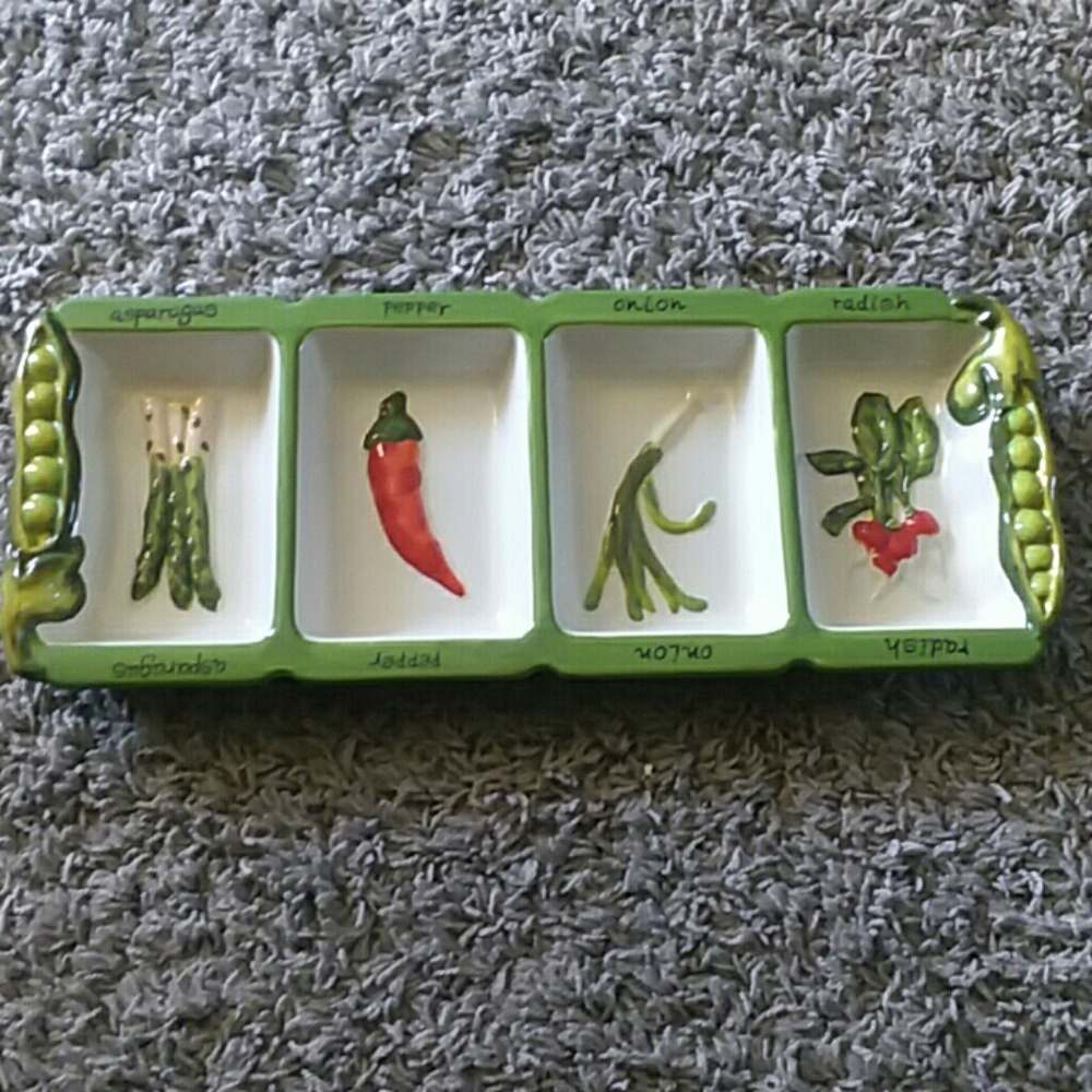 Judy Phipps crafted International dip plate